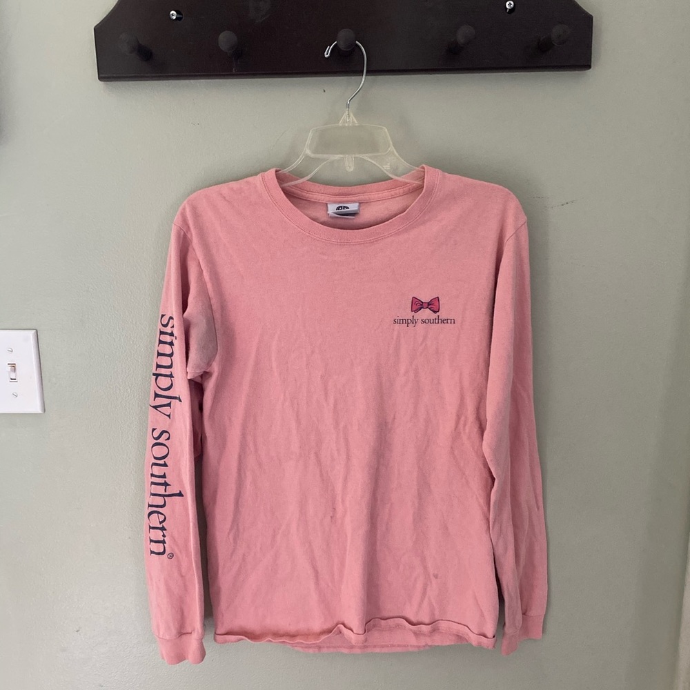 Simply southern pink long sleeve